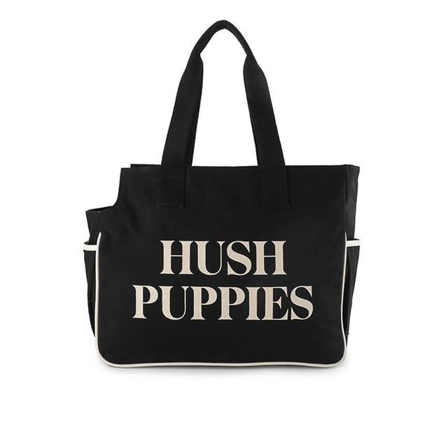 Hush Puppies Tas Wanita Canvas Tote Bag Tennis Black