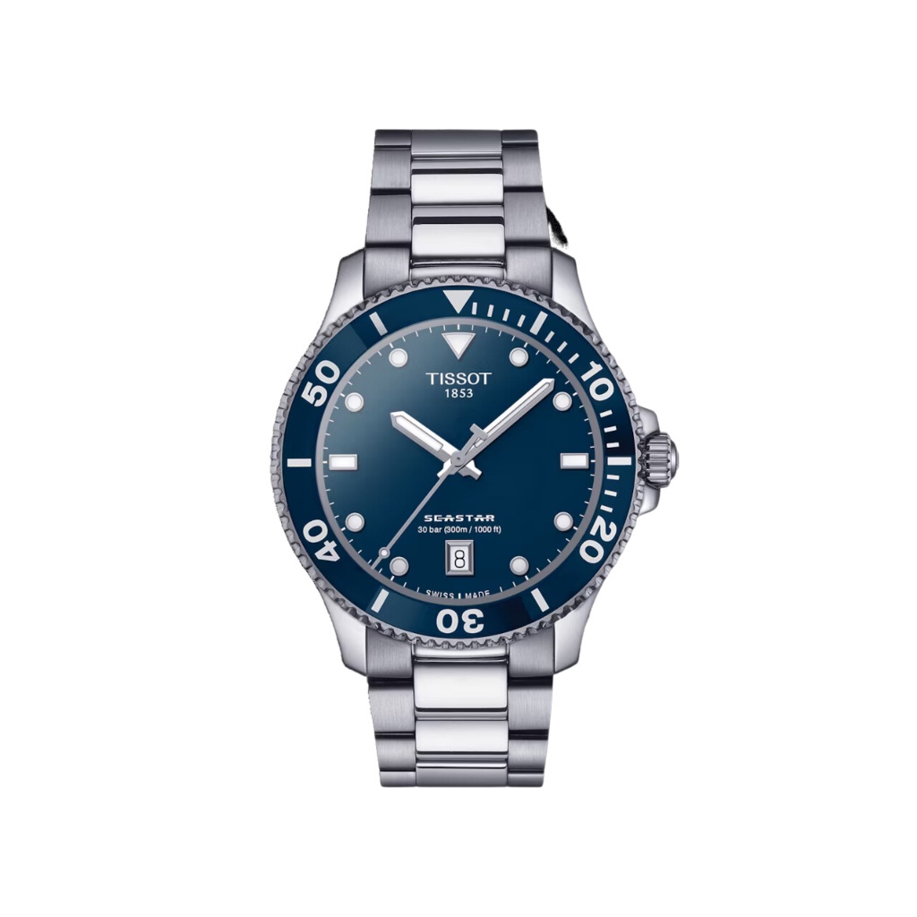 Jual Tissot Seastar 1000 40mm Blue Dial 40mm Jam Tangan Pria