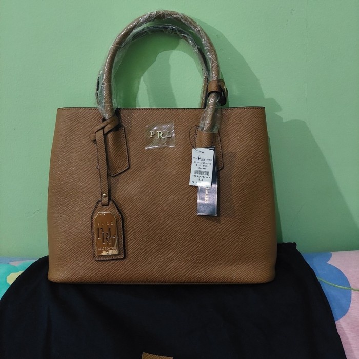 Jual Tas Polo Ralph Lauren ZA54QHPE2F69 Brown Original 100