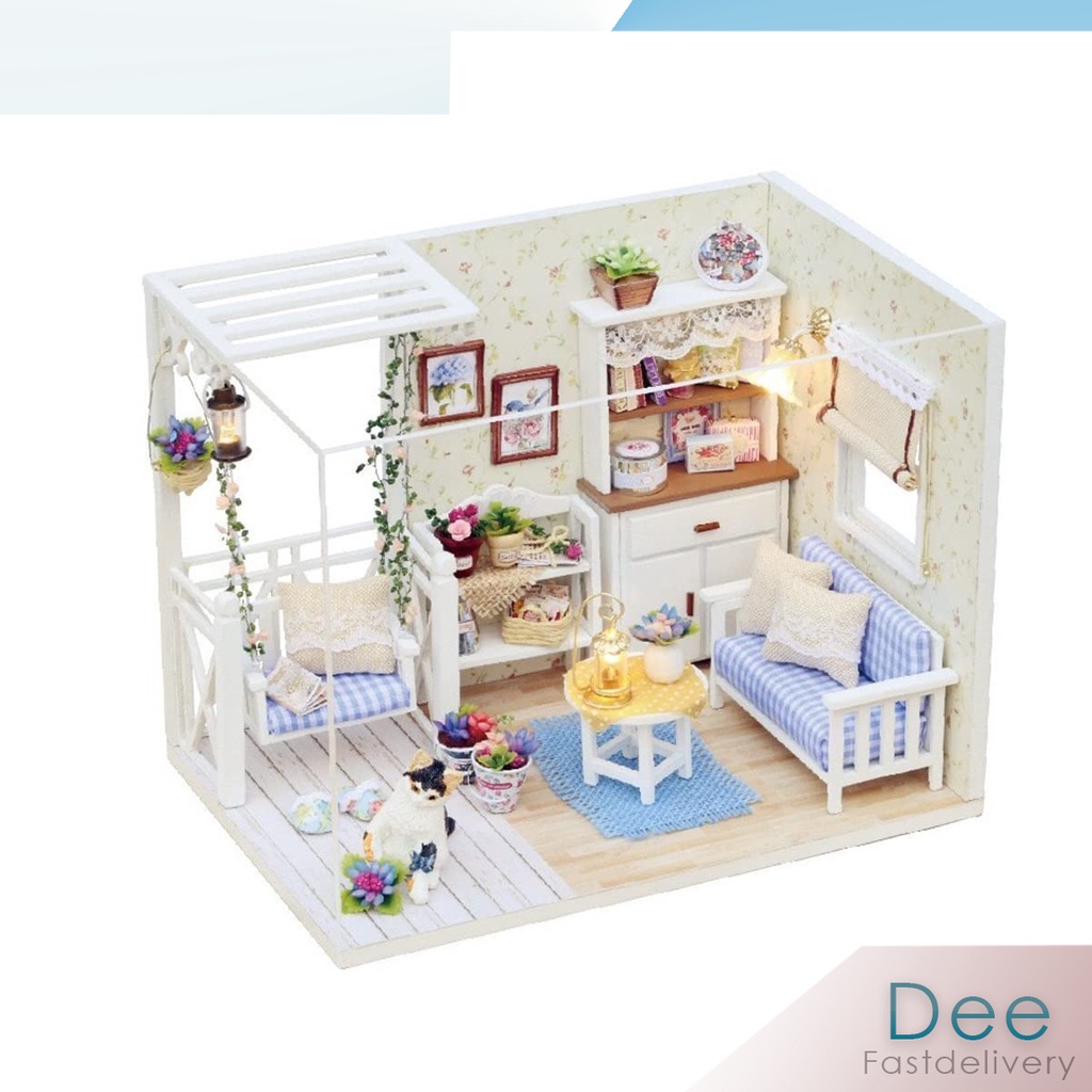 Cute sales room dollhouse