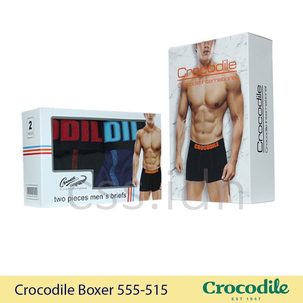 Jual Celana Dalam/Boxer Crocodile Artikel 555-515 (2 Pcs in Box)