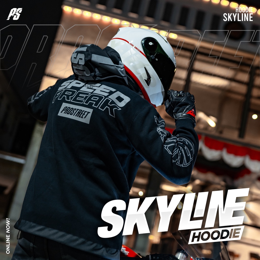 Jual Hoodie Motor Prostreet Skyline Shopee Indonesia